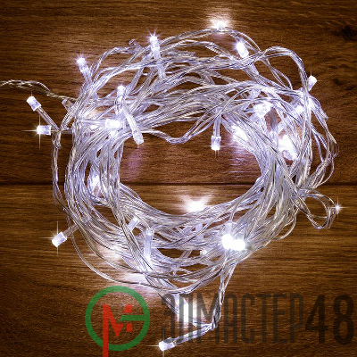 Гирлянда "Твинкл-Лайт" 15м 120LED бел. провод прозр. Neon-Night 303-195