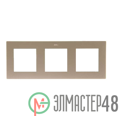 Рамка 3-м Simon24 шампань 2400630-034