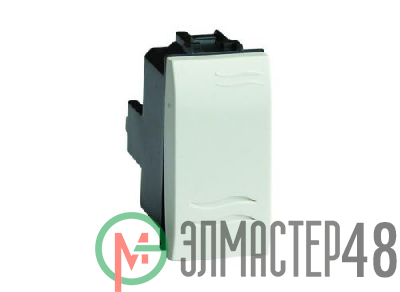 Выключатель 1-кл. 1мод. Brava 16А IP20 сл. кость DKC 75001S