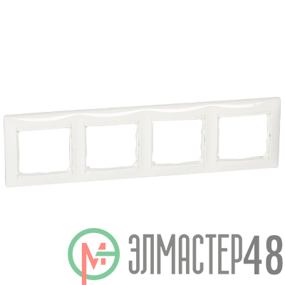 Рамка 4-м Valena горизонт. бел. Leg 774454