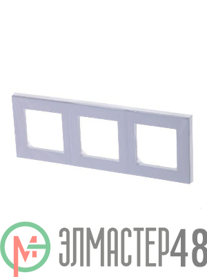 Рамка Levit 3п бел./ледяной ABB 2CHH015030A6001