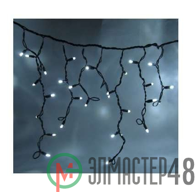 Гирлянда "Сосульки" 100 LED уличная 2м соед. до 10 шт. бел. SHLights 4690601041999