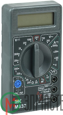 Мультиметр цифровой Universal M832 ИЭК TMD-2S-832