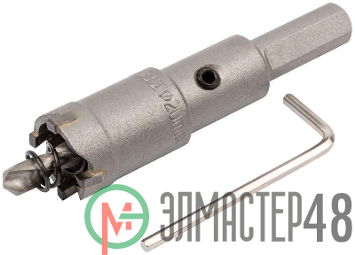 Коронка кольцевая с карбидными вставками Профи (для отверстий в нержав. стали) 20мм FIT 36820