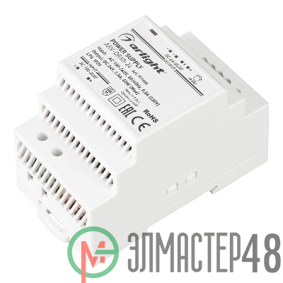 Блок питания ARV-DR60-24 24В 2.5А 60Вт IP20 DIN-рейка Arlight 031086