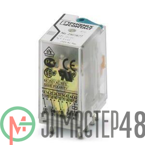 Реле одиночное REL-IR4/LDP-220DC/4х21 (уп.10 шт.) Phoenix Contact 2903682