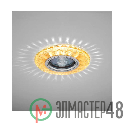 Светильник Emilia LED 51 1 76 декор. огран. полимер. со светодиод. подсвет. MR 16 чайн. ИТАЛМАК IT8676