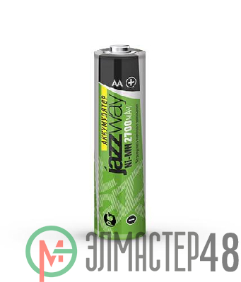 Аккумулятор AA/HR6 NI-MH 2700мА.ч предзаряженный BL-2 (блист.2шт) JAZZway 5007840