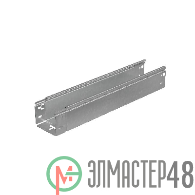 Лоток листовой неперфорированный 100х80 L3000 сталь 1мм "Быстрый монтаж ПЛЮС" LNplus80-100-1.0-3000 HD гор. оцинк. КМ PL1280