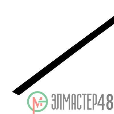 Трубка термоусадочная 3.5/1.75 1м черн. Rexant 20-3506