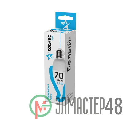 Лампа светодиодная CW 8.5Вт 220В E27 4500К Космос LkecLED8.5wCWE2745