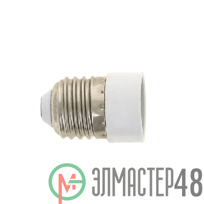 Переходник E27-E14 бел. EKF AD-E27-E14-w