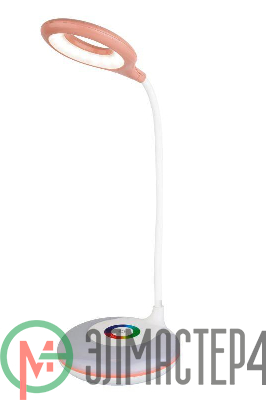 Светильник светодиодный UF-752 C14 6Вт RGB настольный 3 уровня яркости розов. Ultraflash 14491