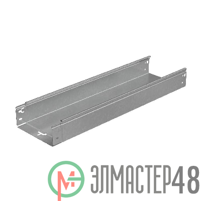 Лоток листовой неперфорированный 200х80 L3000 сталь 1мм "Быстрый монтаж ПЛЮС" LNplus80-200-1.0-3000 HD гор. оцинк. КМ PL1287