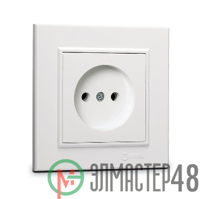 Розетка б/з СП Karea 16А IP20 бел. Makel 56001022