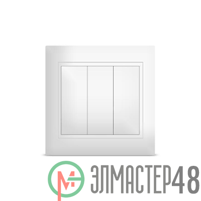 Выключатель 3-кл. СП Севиль 10А IP20 бел. Universal С0043
