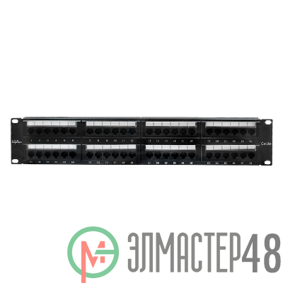 Патч-панель UTP 48хRJ-45 кат.5E 2U 19дюйм SUPRLAN 10-0405