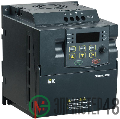 Преобразователь частоты CONTROL-A310 380В 3ф 2.2кВт 5.1А IEK CNT-A310D33V022TEZ