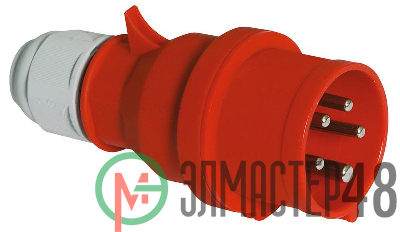 Вилка кабельная 16А 5п 3P+N+PE 400В IP44 Quick-Connect Bals 210715
