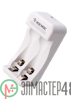 Зарядное устройство для аккумуляторных батареек KOC801USB AA; AAA 2 слота КОСМОС KOC801USB