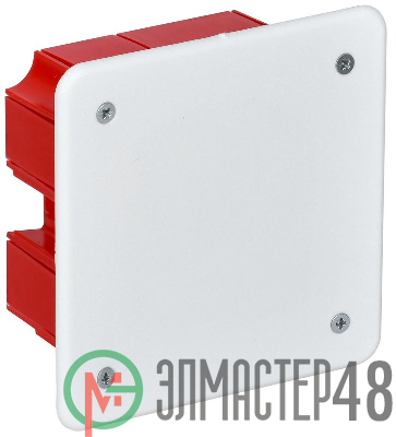 Коробка распаячная СП 92х92х45 IP20 КМ41001 (с саморезами с крышкой) ИЭК UKT11-092-092-040