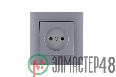Розетка 1-м Kare RIZZ STAR без заземл. сер. Makel 88065022