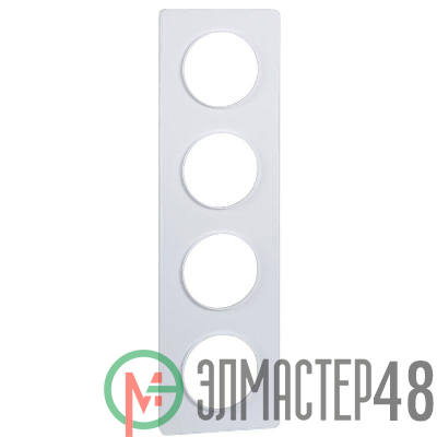 Рамка 4-м Odace бел. SchE S52P808