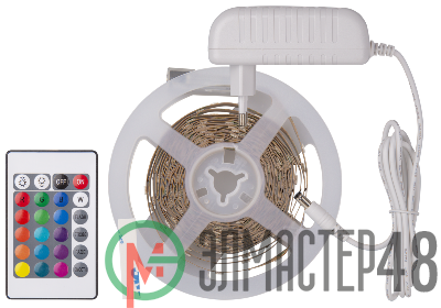 Лента светодиодная 95 143 NLS-SET-01 RGB 3м 30шт/м адаптер 1м IP20 Navigator 95143