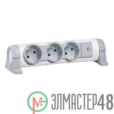 Колодка удлинителя 3-м без кабеля с заземл. "Комфорт" Leg 694624