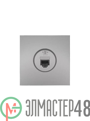 Розетка телефонная евро СП ZIMA IP20 сер. матов. LEZARD 704-7488-137