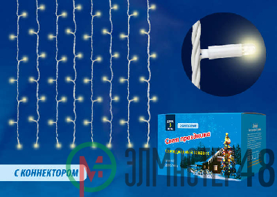 Гирлянда занавес светодиодная ULD-C2030-240/TWK WARM WHITE IP67 с эффектом мерцания Uniel UL-00003684
