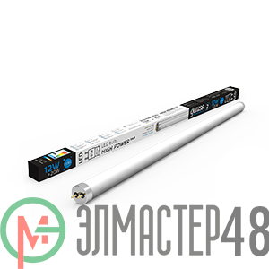 Лампа светодиодная Elementary T8 12Вт 6500К G13 1000лм 600мм стекло Gauss 93032