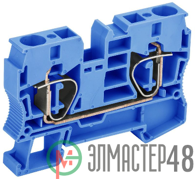 Клемма пружинная КПИ 2в-10 70А син. IEK YZN11-010-K07
