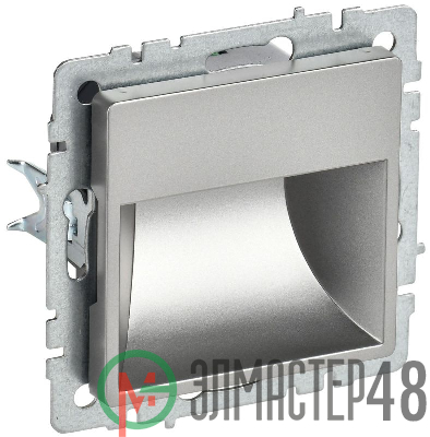 Подсветка светодиодная BRITE встраив. ПЛ20-БрС сталь IEK BR-FL20-K46