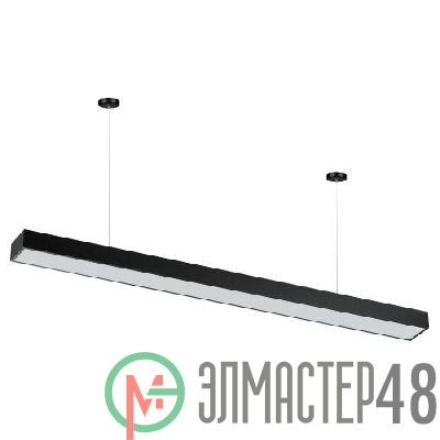 Светильник светодиодный Geometria Block SPO-114-B-40K-036 36Вт 4000К 2800Лм IP40 1200х130х50мм драйвер внутри подвесной черн. Эра Б0058861