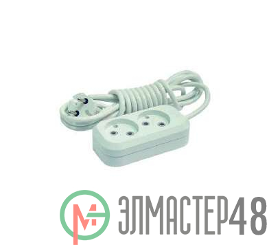 Удлинитель 2х2м без заземл. 10А IP20 Makel MGP102