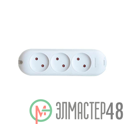 Колодка удлинителя 3N-SMART 3-м 5230 10А без заземл. IN HOME 4690612010441
