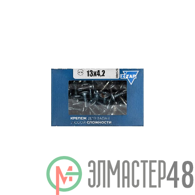 Саморез для тонкого метал. листа со сверлом 4.2х13 (уп.200шт) коробка Tech-Krep 102148
