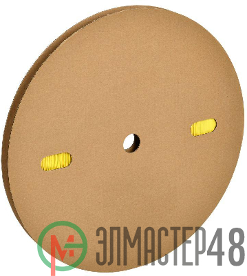 Трубка термоусадочная тонкостен. ТТУ нг-LS 12/6 желт. (уп.100м) IEK UDRS-D12-100-K05
