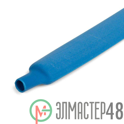 Трубка термоусадочная ТУТ (HF)-6/3 син. (уп.100м) КВТ 82927