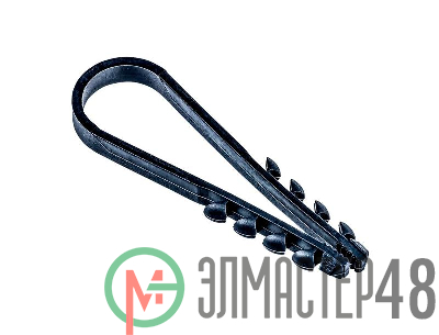 Дюбель-хомут PCD-R 11-18-55-100BL для круглого кабеля PA6.6 (уп.100шт) Jazzway 5054868