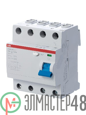 Выключатель дифференциального тока (УЗО) 4п 25А 300мА тип AC F204 ABB 2CSF204001R3250