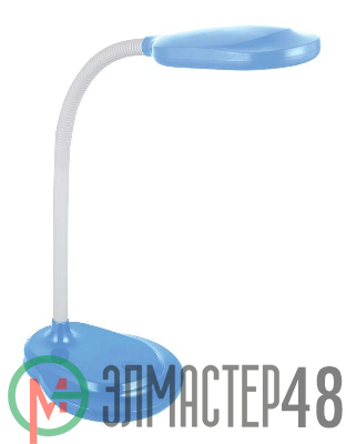 Светильник настольный UF-735 С13 LED 9Вт голуб. Ultraflash 14188