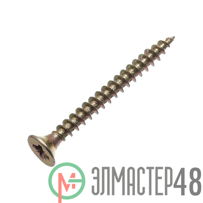 Саморез универсальный 3.0х35 жел. цинк (уп.200шт) коробка СТРОЙМЕТИЗ UTORM2140274