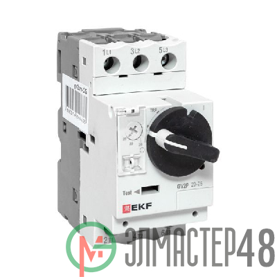 Выключатель автоматический для защиты двигателя GV2P 20-25А EKF gv2pm-25