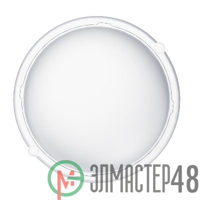 Светильник светодиодный 90 238 OBL-R5-12-6.5K-WH-IP65-LED ОНЛАЙТ 12Вт 4000К IP65 1180лм ЖКХ круг бел. пластик 90238
