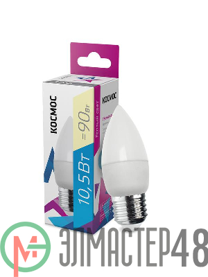Лампа светодиодная CN 10.5Вт 220В E27 3000К Космос LkecLED10.5wCNE2730