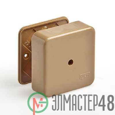 Коробка универсальная для кабель-каналов 80х80х25 кор. IP40 Рувинил 65005К