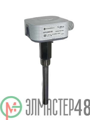 Датчик температуры погружной 0-100град.C/0-10В RS485/Modbus 150мм 24Вс гильзой SE SPT2VM150