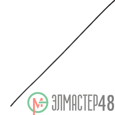 Трубка термоусадочная 6.0/1.5 с клеем (4:1) 1м черн. Rexant 23-6006